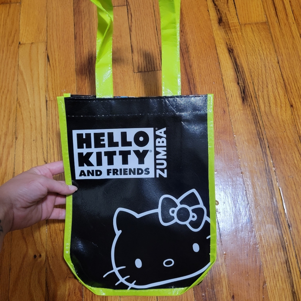 Zumba Fitness Hello Kitty Fitness Reusable Tote Lunch Bag